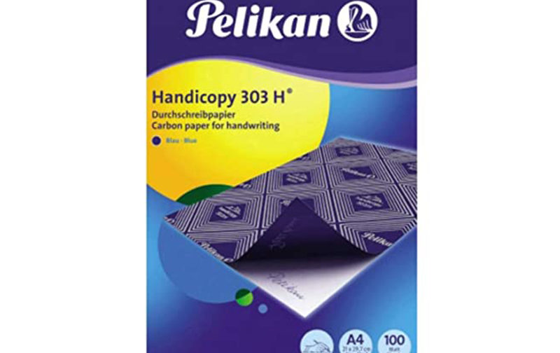 PAPIER CARBONE BLEU A4 PELIKAN 100F