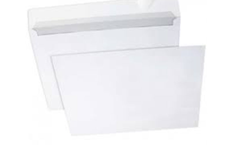 ENVELOPPE BLANC 176x250 STRIP 80GR PQT/500