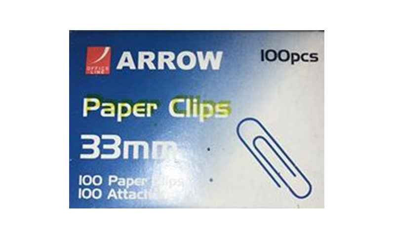 TROMBONE ARROW 33MM PQT DE 100