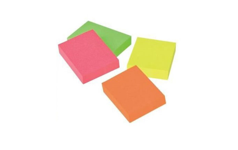 STICK NOTE 38*51 COULEUR FLUO