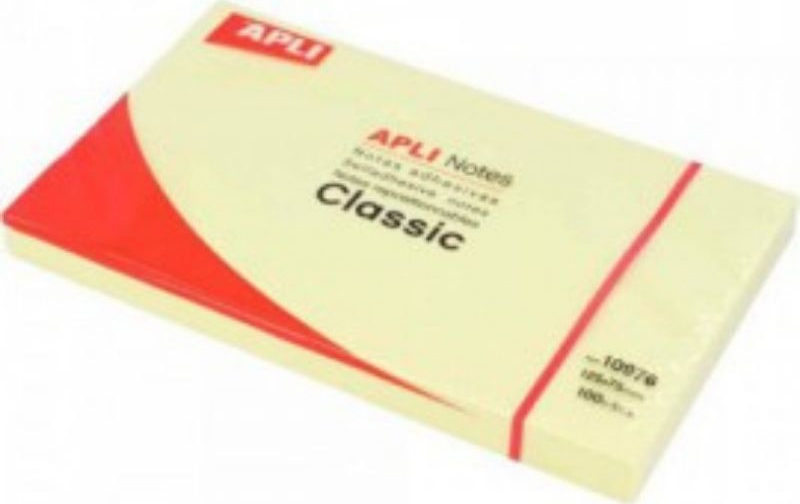 STICK NOTE 125*75 JAUNE APLI 100F