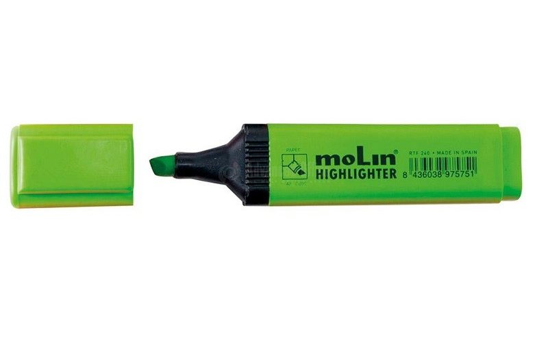 MARQUEUR FLUO MOLIN VERT