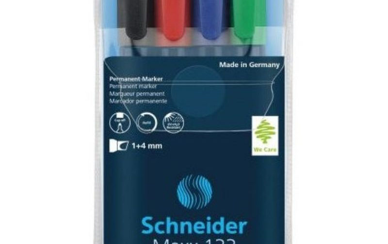 MARQUEUR PERMANENT SHNEIDER MAXX 133 PQT DE 4