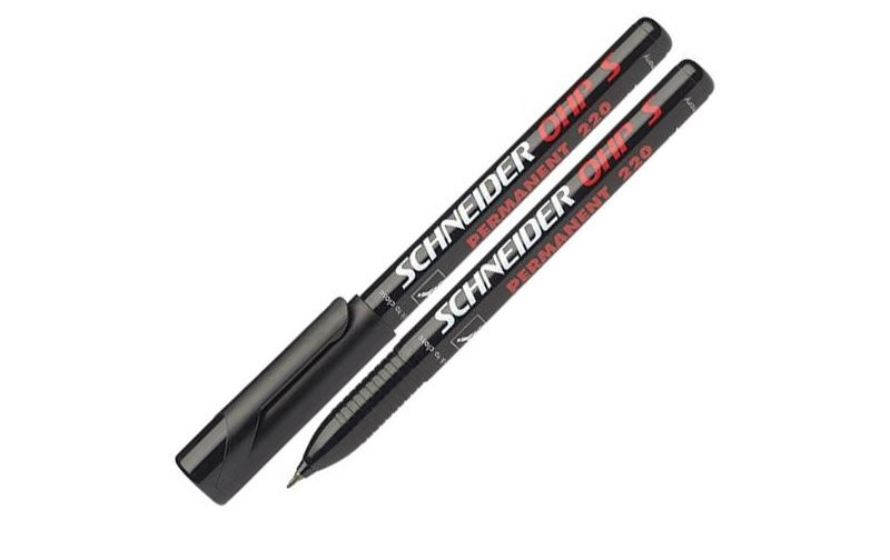 MARQUEUR CD/DVD SHNEIDER 220 SUPER FINE 0,4MM NOIR