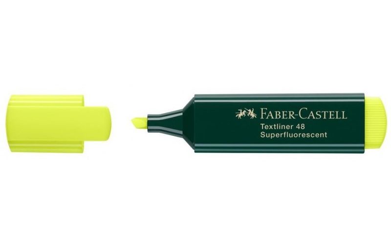 MARQUEUR FLUO FABER-CASTELL JAUNE