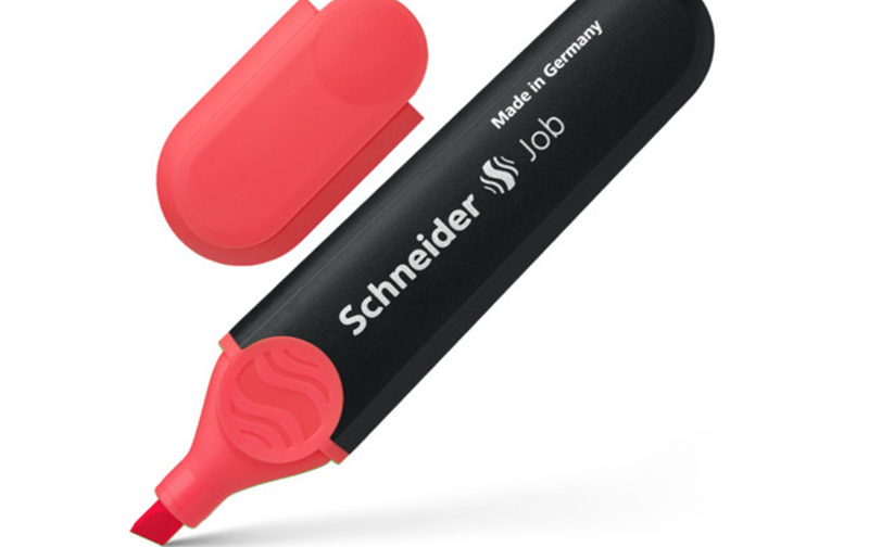 MARQUEUR SHEINDER FLUO JOB 150 ROUGE