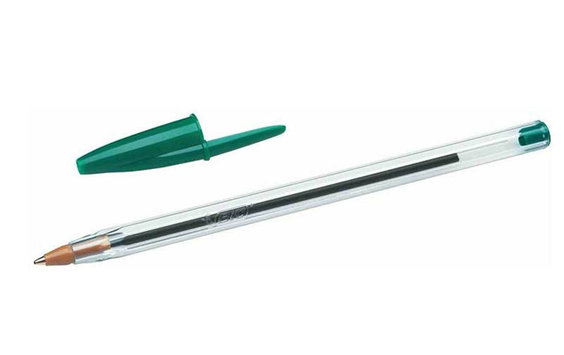 STYLO A BILLE BIC CRISTAL VERT