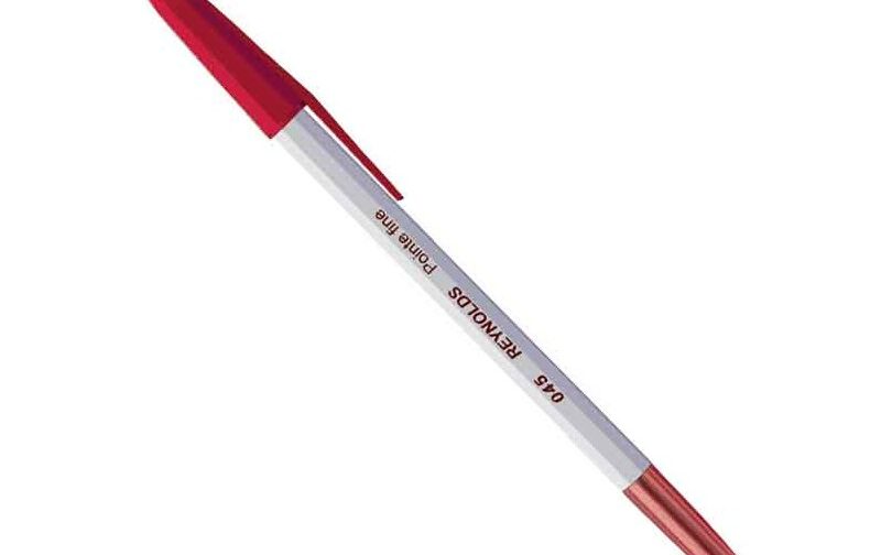 STYLO A BILLE  REYNOLDS 45 ROUGE