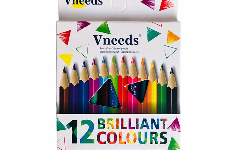 CRAYON DE COULEUR VNEEDS PQT DE 12 PM