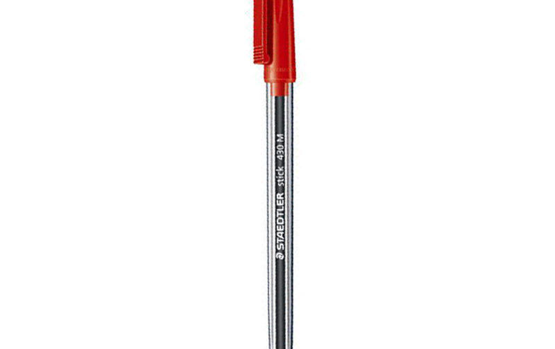 STYLO A BILLE STAEDTLER 430 ROUGE