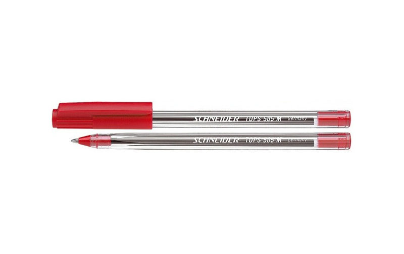 STYLO A BILLE SCHNEIDER TOP 505M ROUGE