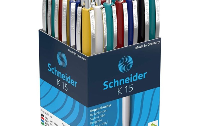 STYLO A BILLE BLEU TIC TAC SCHNEIDER K15 PQT DE 50