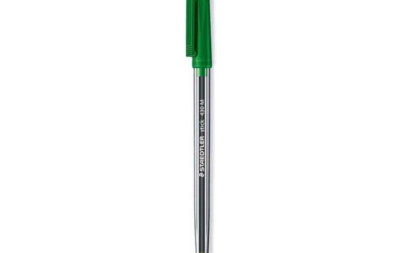 STYLO A BILLE STAEDTLER 430 VERT
