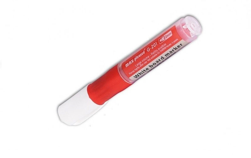 MARQUEUR TABLEAU GXIN RECHARGABLE 400M ROUGE