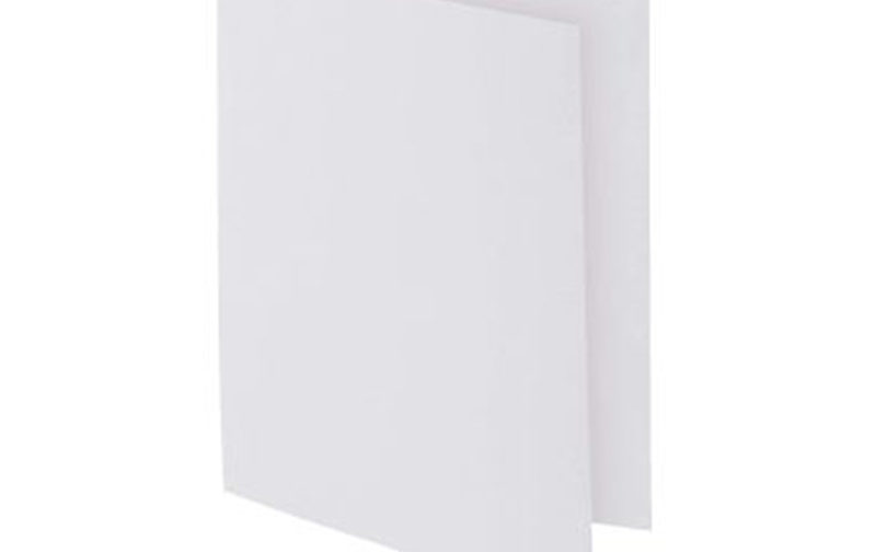 CHEMISE CARTONNEE BLANC 24*32CM COUCHEE MAT PQT DE 100