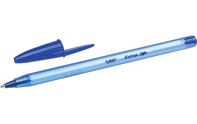 STYLO A BILLE BIC SOFT BLEU