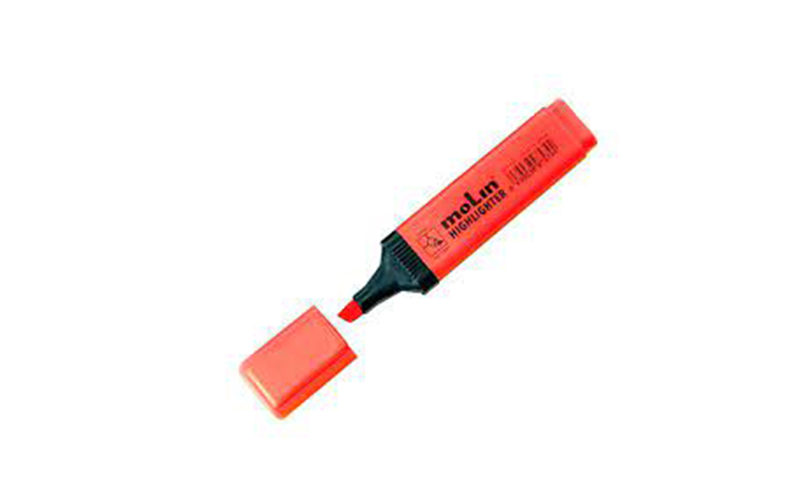 MARQUEUR FLUO MOLIN ORANGE