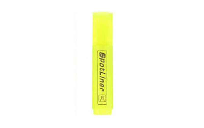 MARQUEUR FLUO SPOT LINER JAUNE