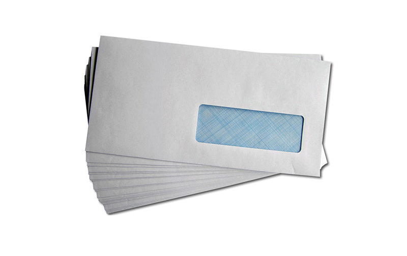 ENVELOPPE BLANC 11*22 AVEC FENETRE 80GR