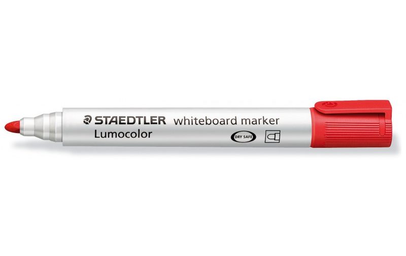 MARQUEUR TAB BLANC STEDTLER 351 ROUGE