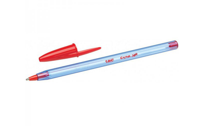 STYLO A BILLE BIC SOFT ROUGE