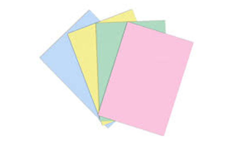 CHEMISE CARTONEE LISSE 24*32CM BRISTOL 180GR ASSORTIE COULEUR PASTEL PQT DE 100