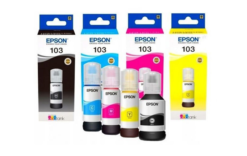 CARTOUCHE EPSON 103 JEUX DE 4 COULEURS