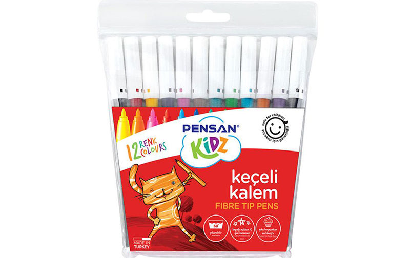 POCHETTE FEUTRE DE 12 PENSAN KIDS