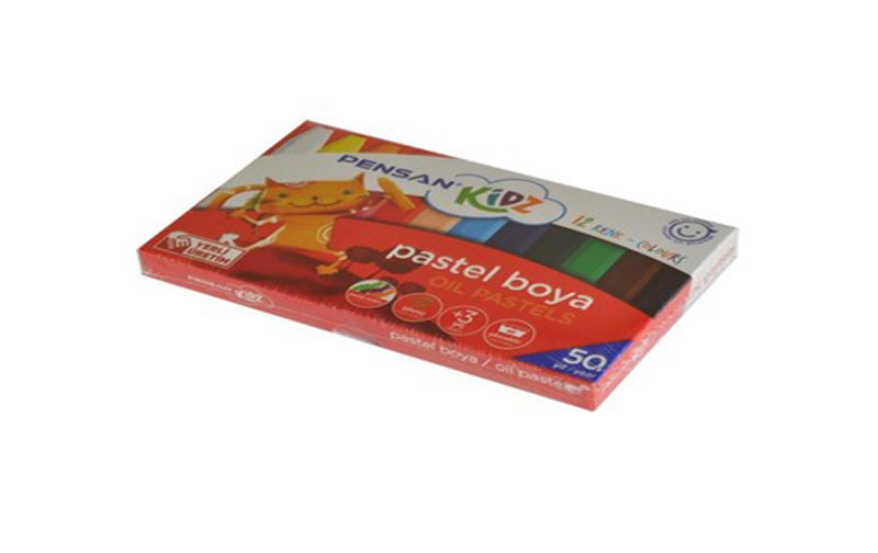 CRAYON DE 12 PASTEL A HUILE PENSAN KIDS
