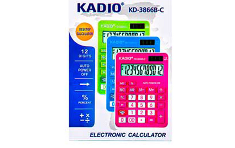 CALCULATRICE KADIO KD-3866B-C