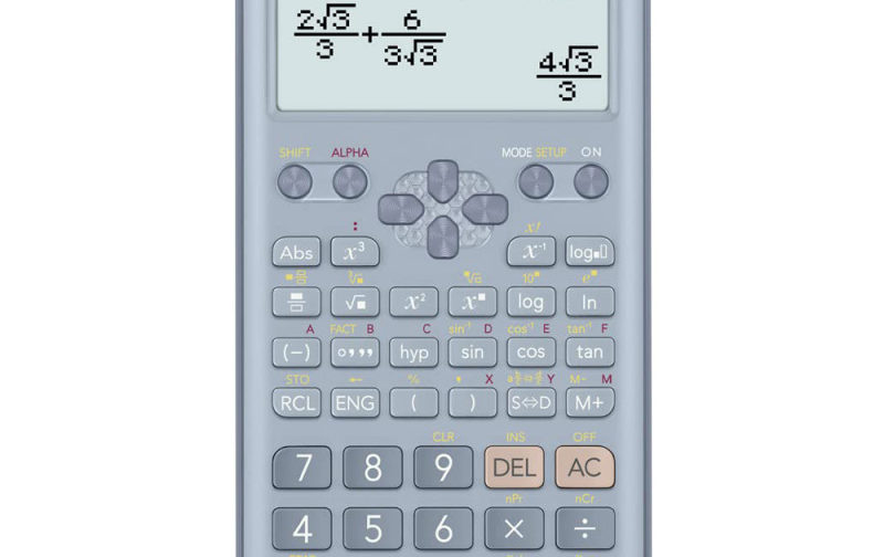CALCULATRICE SCIENTIFIQUE CASIO FX-82ES PLUS - BLEU