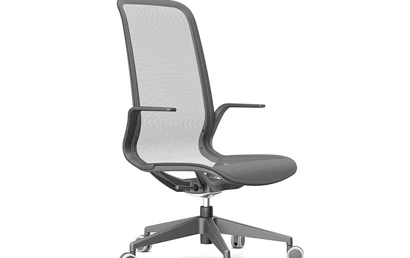 FAUTEUIL MARILYN GM NOIR BASE POLY