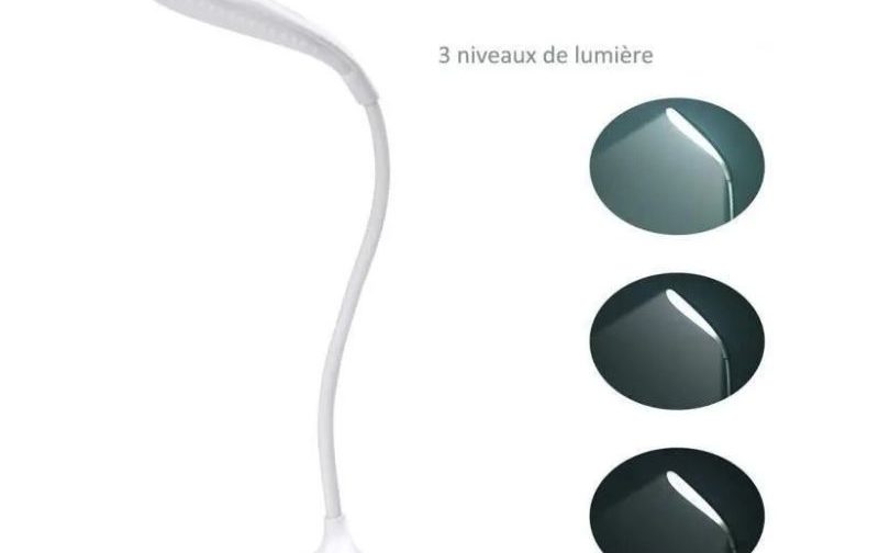 LAMPE LED DE BUREAU AVEC PINCE