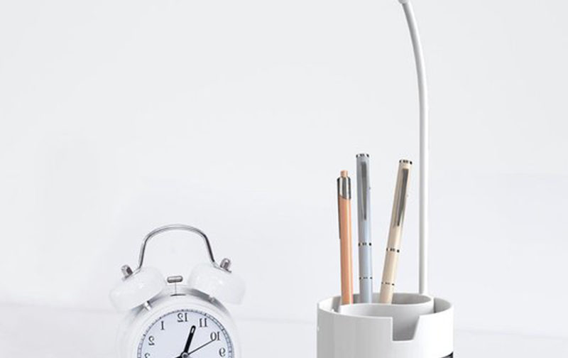 LAMPE LED DE BUREAU 4EN1 AVEC 2 TIROIRS