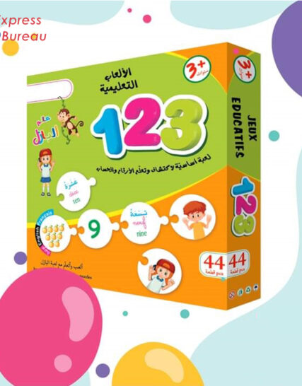 JEU EDUCATIF EN CHIFFRE 1 2 3 - A PARTIR DE 3 ANS
