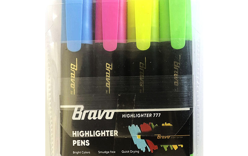 MARQUEUR BRAVO POCHETTE DE 4