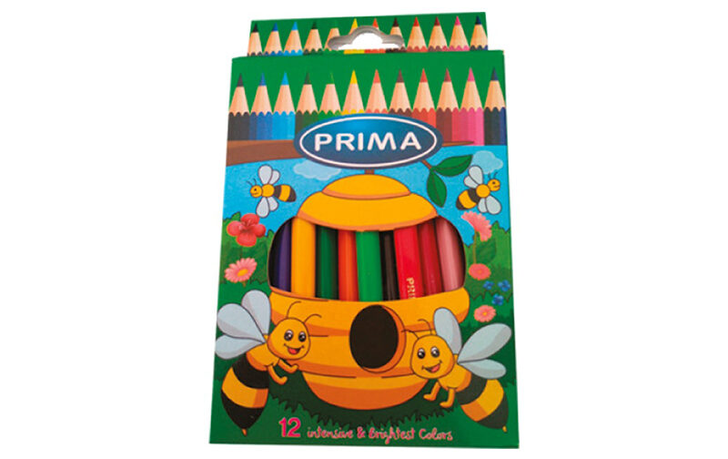 CRAYON DE COULEUR PRIMA DE 12