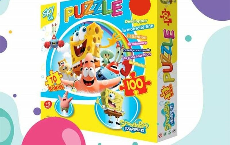 PUZZLE SPONGE BOB – 100 PIÈCES🧩🌊