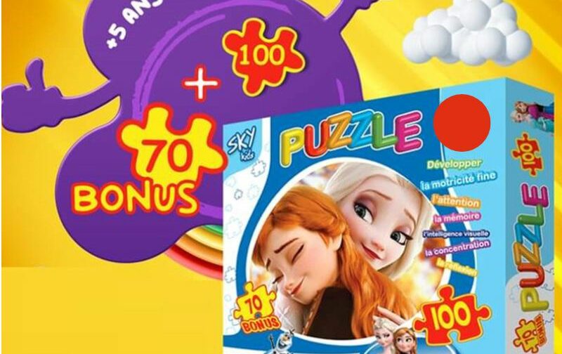 PUZZLE FROZEN – 100 PIÈCES 🧩🌊