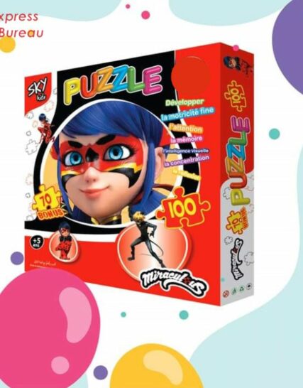 PUZZLE MIRACULOUS – 100 PIÈCES 🧩🐞🗼