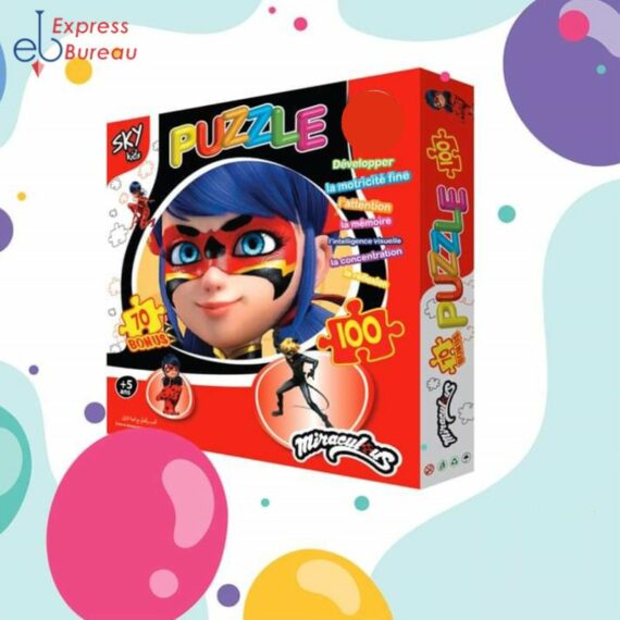 PUZZLE MIRACULOUS – 100 PIÈCES 🧩🐞🗼