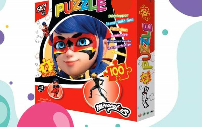PUZZLE MIRACULOUS – 100 PIÈCES 🧩🐞🗼