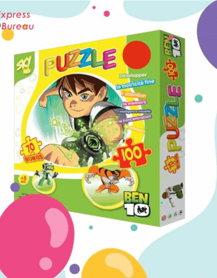 PUZZLE BEN 10 - 100 PIÈCES 🧩👽🦸‍♂️