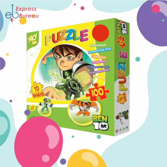 PUZZLE BEN 10 - 100 PIÈCES 🧩👽🦸‍♂️