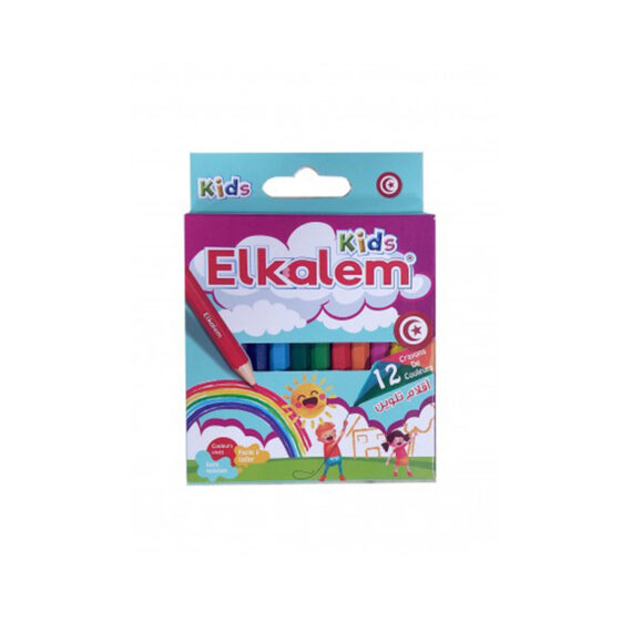 CRAYONS DE COULEUR PASTEL EL KALEM PQT DE 12