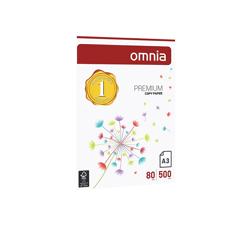 RAME PAPIER OMNIA A3 80GR - 500 FEUILLES - Image 2