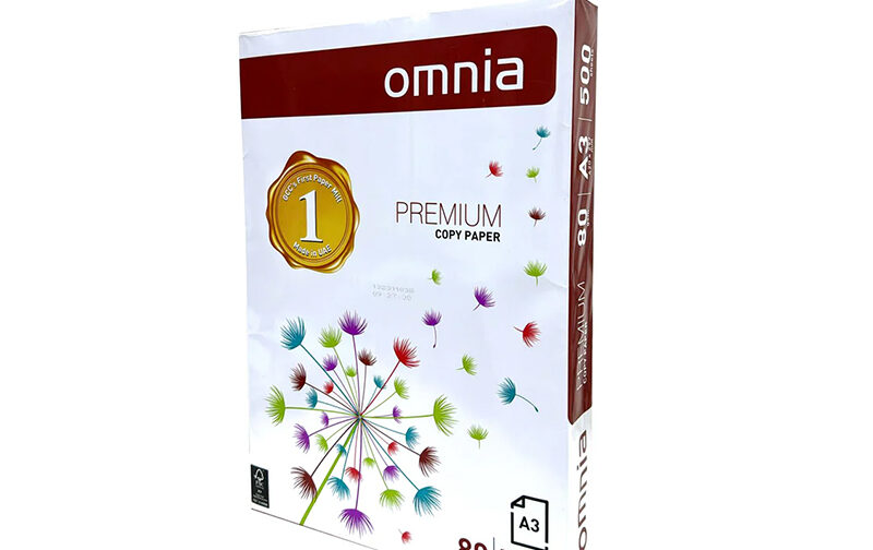 RAME PAPIER OMNIA A3 80GR - 500 FEUILLES